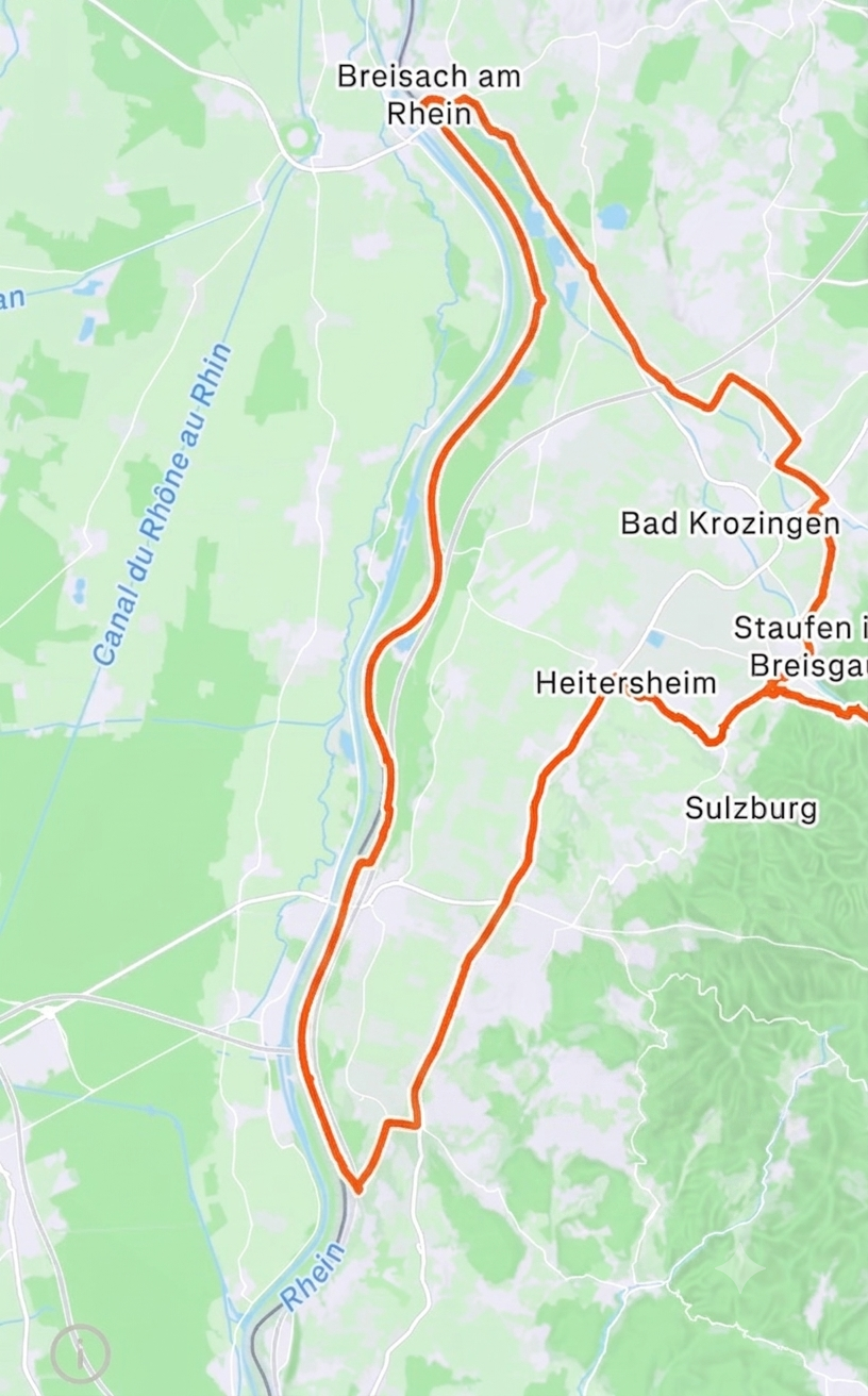 Gravelbike Münstertal – Bad Bellingen – Münstertal Tour